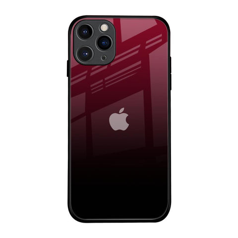 Wine Red Glossy Case For iPhone 11 Pro