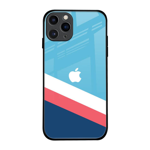 Pink & White Stripes Glossy Case For iPhone 11 Pro