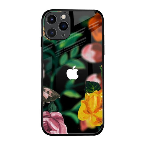 Flowers & Butterfly Glossy Case for iPhone 11 Pro