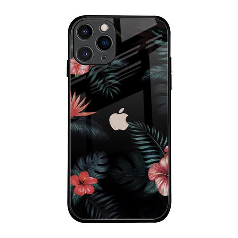 Tropical Art Flower Glossy Case for iPhone 11 Pro