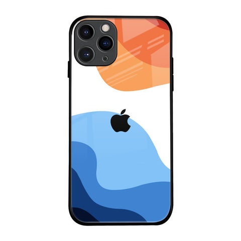 Wavy Color Pattern Glossy Case for iPhone 11 Pro