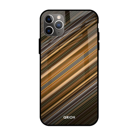 Diagonal Slash Pattern Glossy Case for Apple iPhone 11 Pro