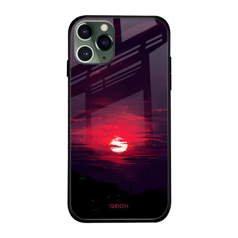 Morning Red Sky Glossy Case For iPhone 11 Pro
