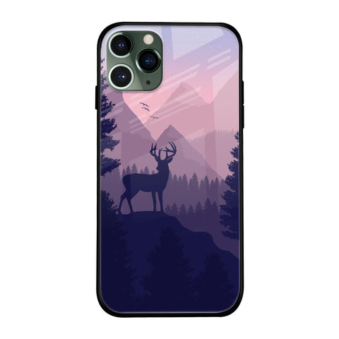 Deer In Night Glossy Case For iPhone 11 Pro