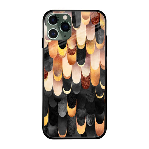 Bronze Abstract Glossy Case for iPhone 11 Pro
