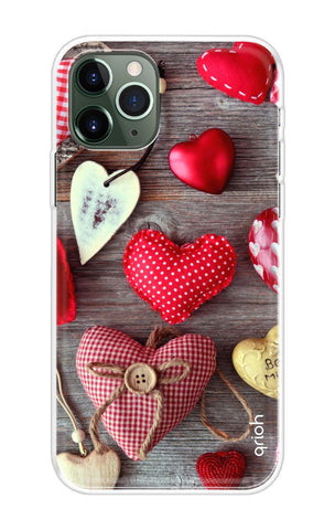 Valentine Hearts Soft Cover for iPhone 11 Pro
