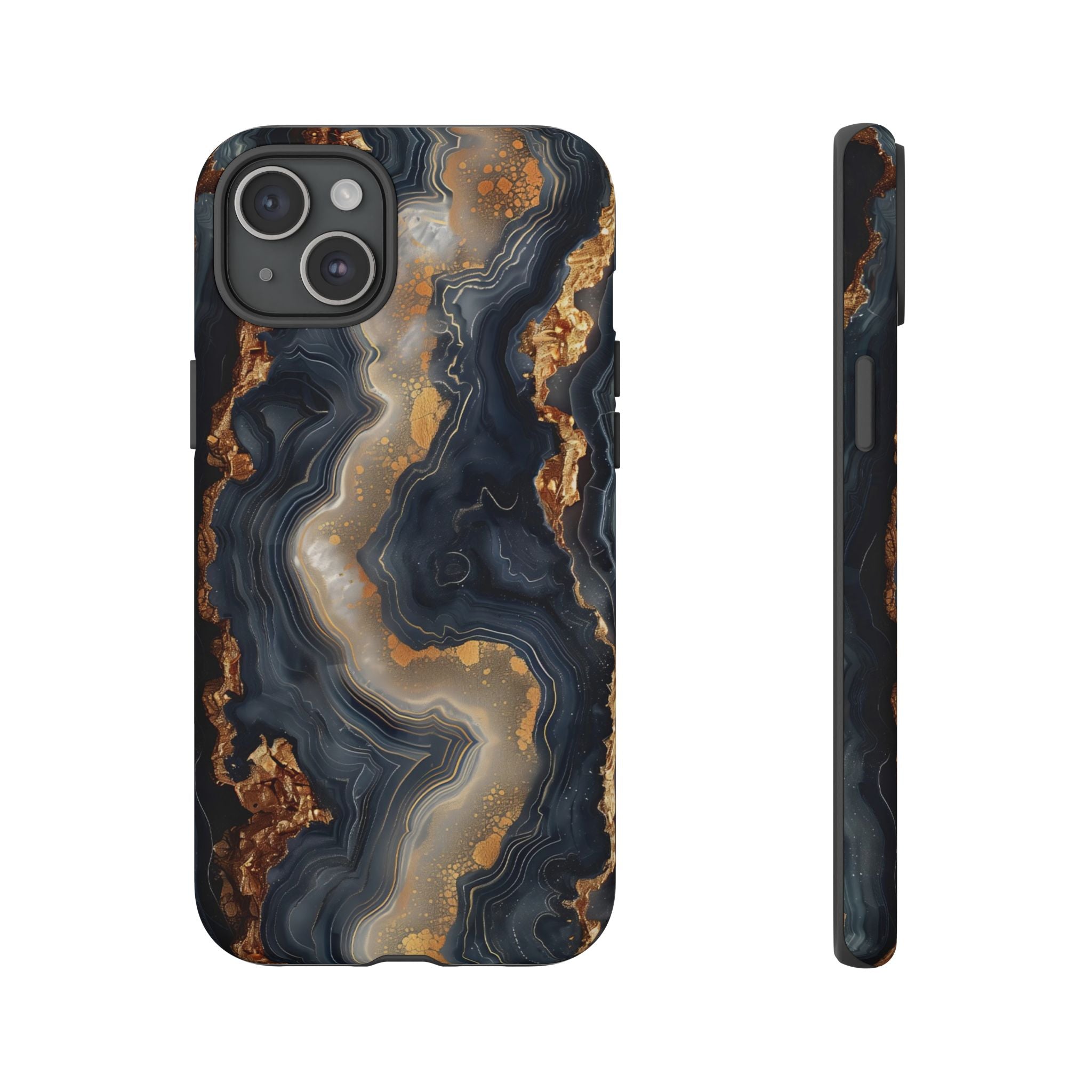 Midnight Agate Premium Tough Shining Phone Case (Double Layer) Available For All iPhone Models