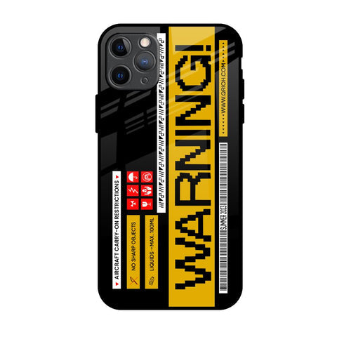 Aircraft Warning Glossy Case for iPhone 11 Pro Max