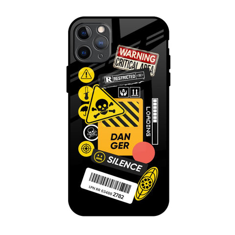 Danger Signs Glossy Case for iPhone 11 Pro Max