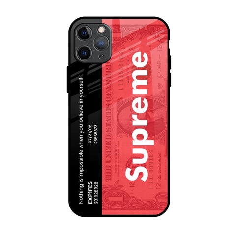 Supreme Ticket Glossy Case for iPhone 11 Pro Max