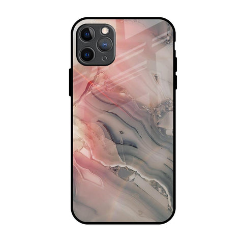 Pink And Grey Marble Glossy Case For iPhone 11 Pro Max