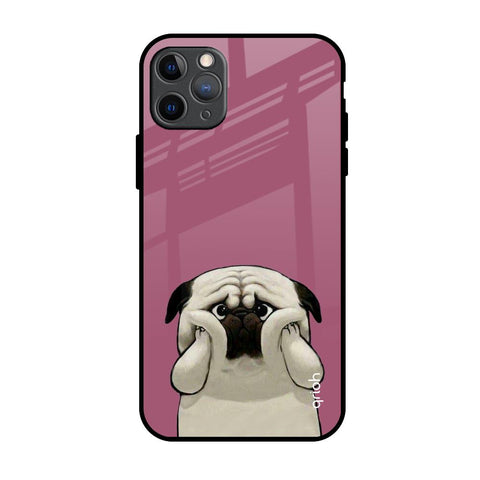 Funny Pug Face Glossy Case For iPhone 11 Pro Max