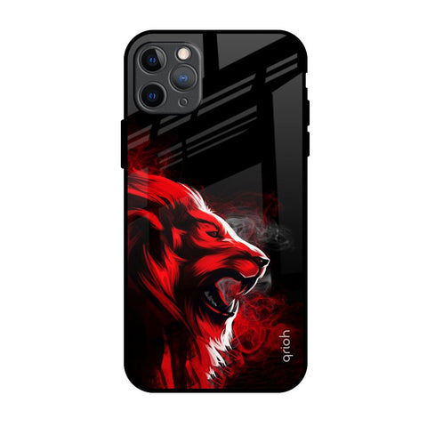 Red Angry Lion Glossy Case for iPhone 11 Pro Max