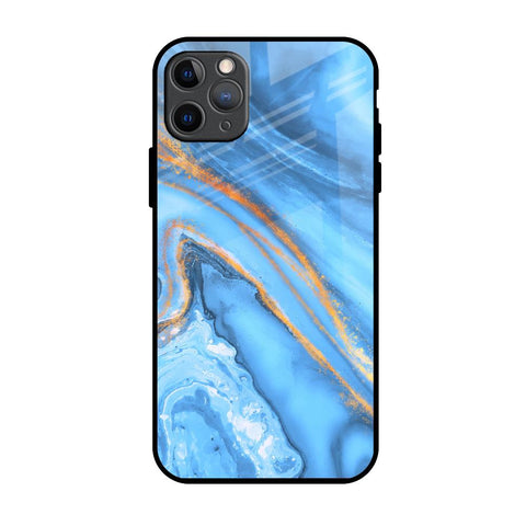 Vibrant Blue Marble Glossy Case for iPhone 11 Pro Max
