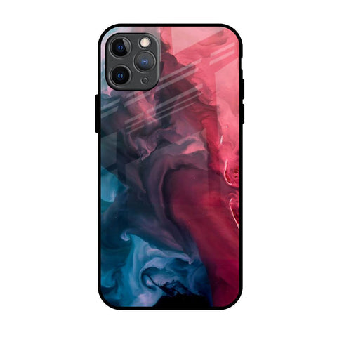 Blue & Red Smoke Glossy Case for iPhone 11 Pro Max