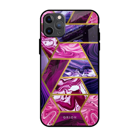 Electroplated Geometric Marble Glossy Case for iPhone 11 Pro Max