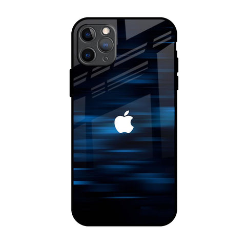 Blue Rough Abstract Glossy Case for iPhone 11 Pro Max