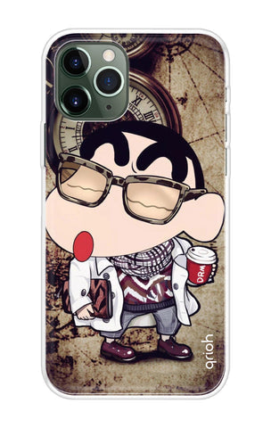 Nerdy Shinchan Soft Cover for iPhone 11 Pro Max