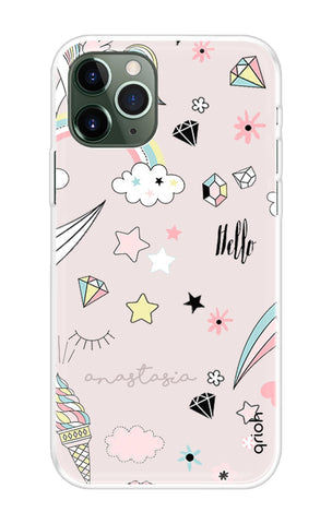 Unicorn Doodle Soft Cover For iPhone 11 Pro Max