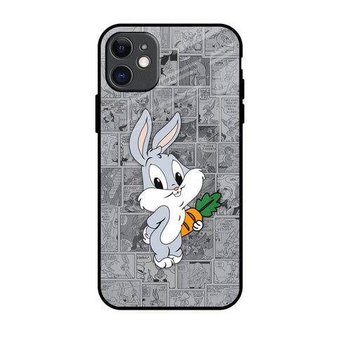 Cute Baby Bunny Glossy Case for iPhone 11