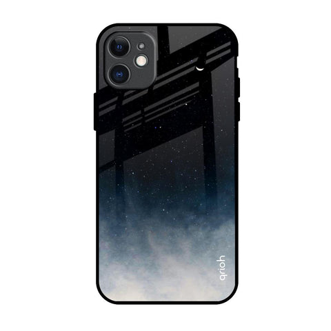 Black Aura Glossy Case for iPhone 11