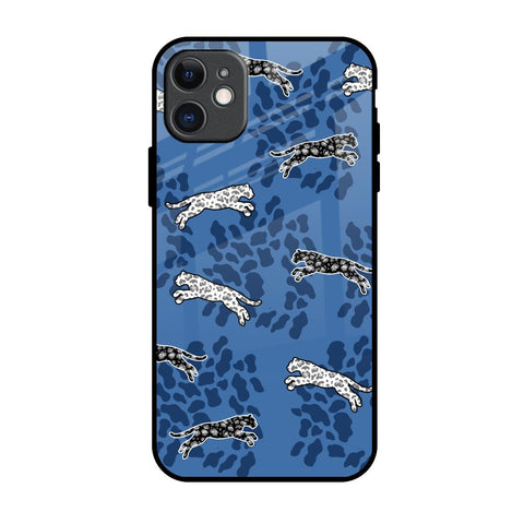 Blue Cheetah Glossy Case for iPhone 11