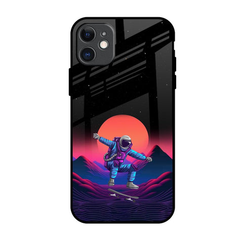 Retro Astronaut Glossy Case for iPhone 11