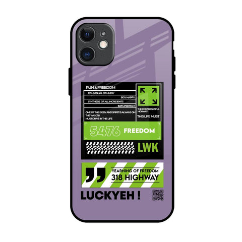Run & Freedom Glossy Case for iPhone 11