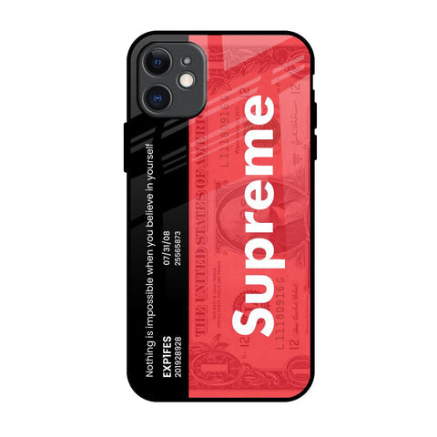 Supreme Ticket Glossy Case for iPhone 11