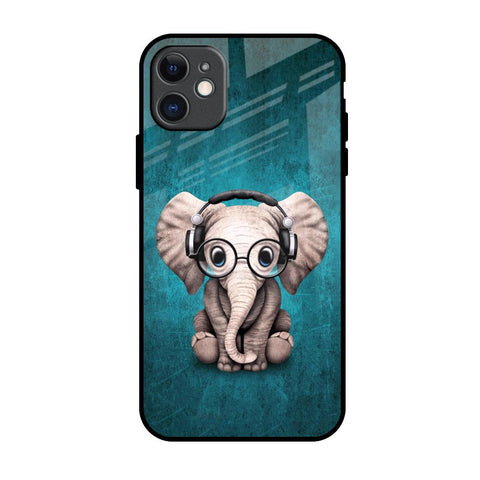 Adorable Baby Elephant Glossy Case For iPhone 11