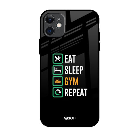 Daily Routine Glossy Case for iPhone 11