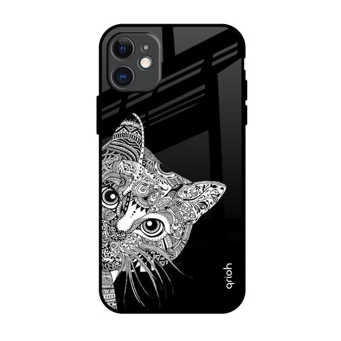 Kitten Mandala Glossy Case for iPhone 11