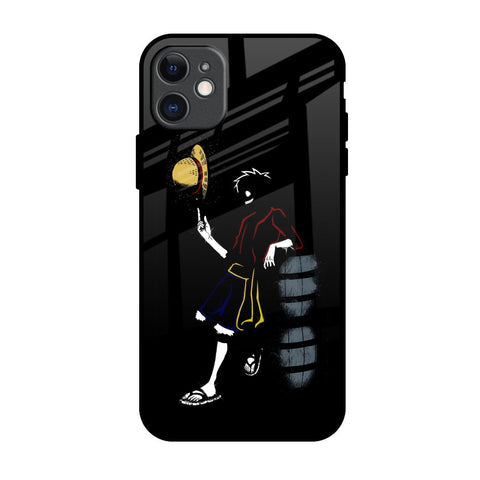 Luffy Line Art Glossy Case for iPhone 11