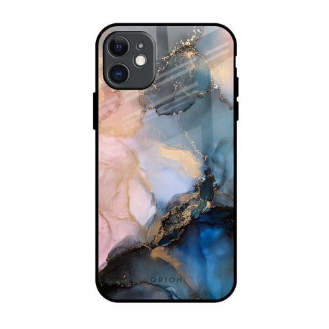 Marble Ink Abstract Glossy Case for iPhone 11