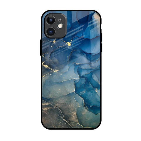 Blue Cool Marble Glossy Case for iPhone 11