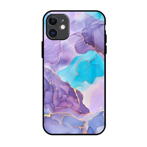 Alcohol ink Marble Glossy Case for iPhone 11