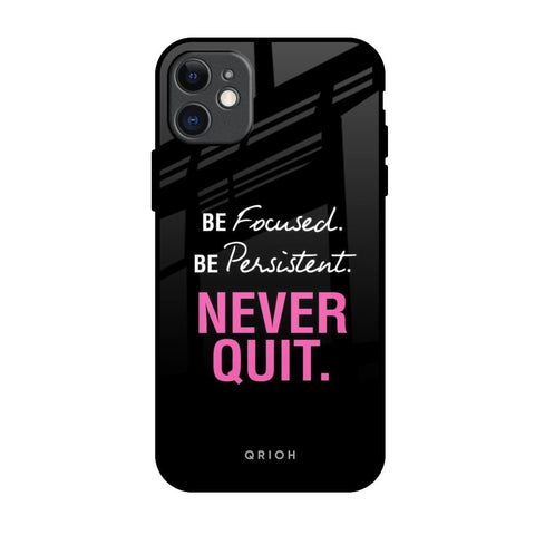 Be Focused Glossy Case for iPhone 11