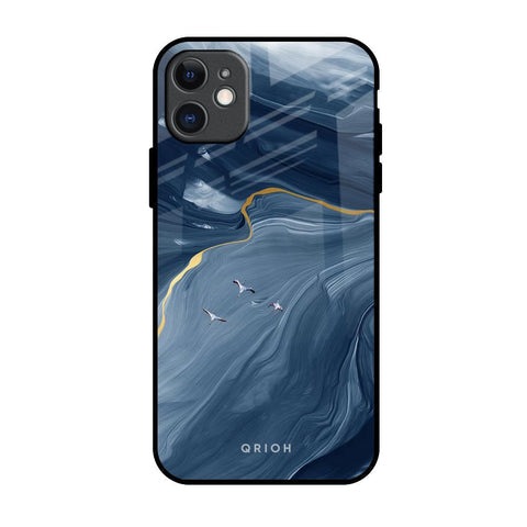 Deep Ocean Marble Glossy Case for iPhone 11