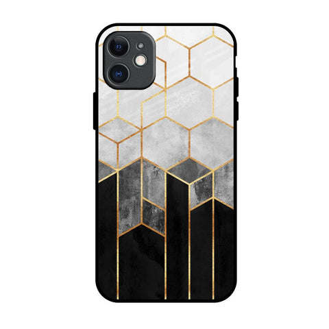 Tricolor Pattern Glossy Case for iPhone 11