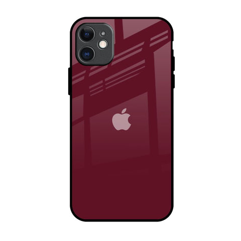 Classic Burgundy Glossy Case for iPhone 11