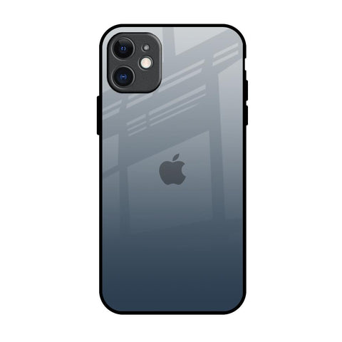Smokey Grey Color Glossy Case For iPhone 11