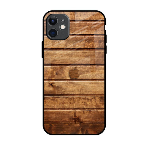 Wooden Planks Glossy Case for iPhone 11