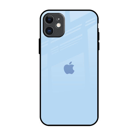 Pastel Sky Blue Glossy Case for iPhone 11