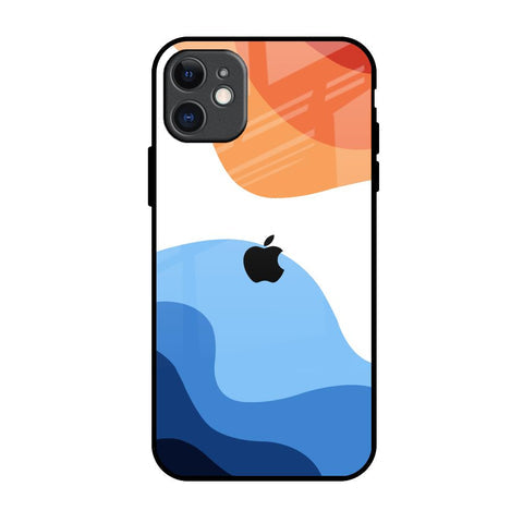 Wavy Color Pattern Glossy Case for iPhone 11