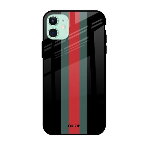 Vertical Stripes Glossy Case for Apple iPhone 11
