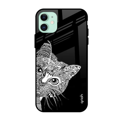 Kitten Mandala Glossy Case for Apple iPhone 11