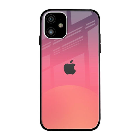 Sunset Orange Glossy Case for iPhone 11