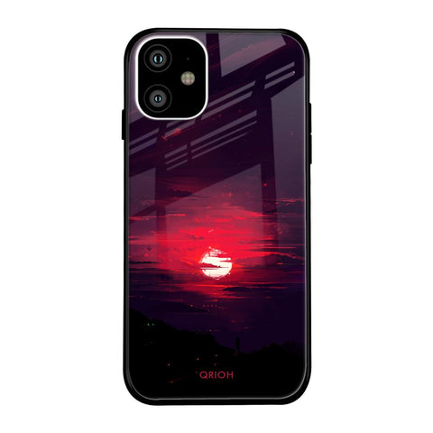 Morning Red Sky Glossy Case For iPhone 11
