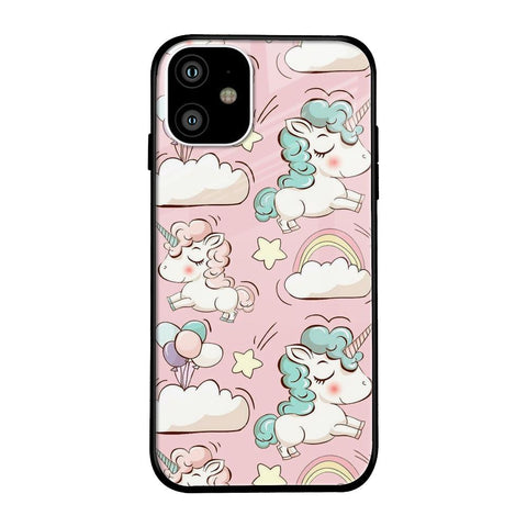 Balloon Unicorn Glossy case for iPhone 11