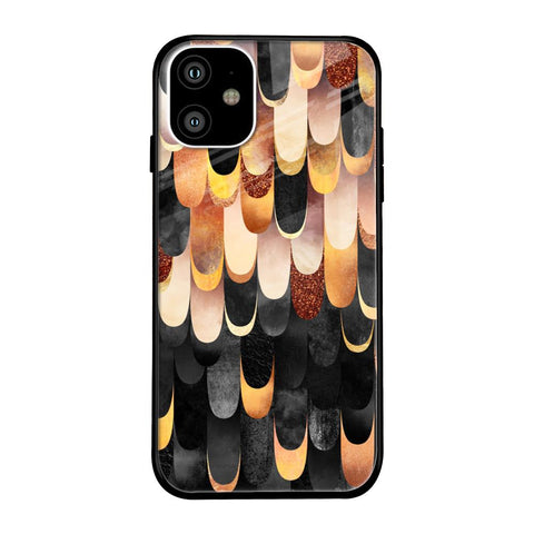 Bronze Abstract Glossy Case for iPhone 11